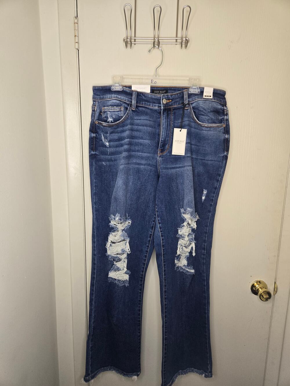 Dark Denim Judy Blue Jeans Dad Jean JB82605MD 18W